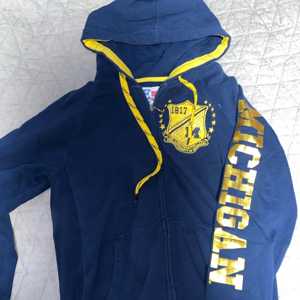 Michigan zip up hoodie